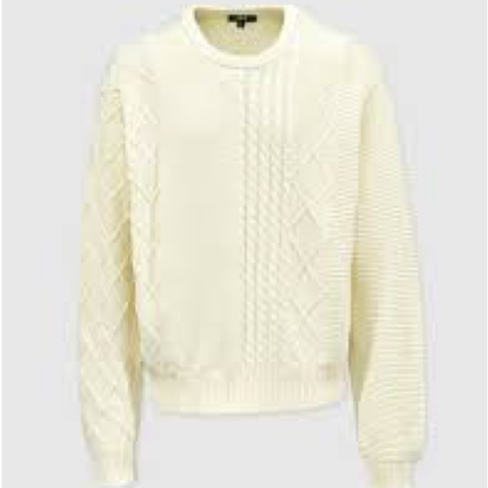 STUSSY PATCHWORK SWEATER